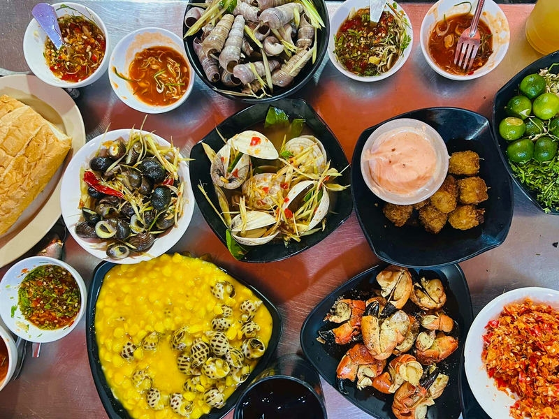 bản đồ food tour hải phòng