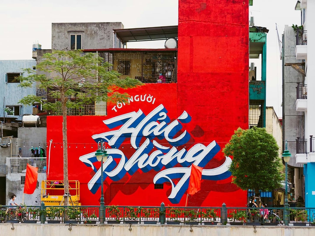 Check-in "Bức tường Tôi là Người Hải Phòng