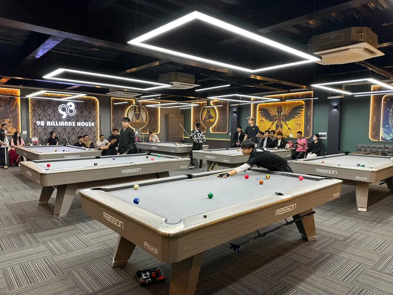 Nội thất đẳng cấp và sang trọng tại 98 Billiards House Hải Phòng
